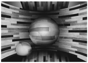 Φωτοταπετσαρία - Gray sphere 100x70