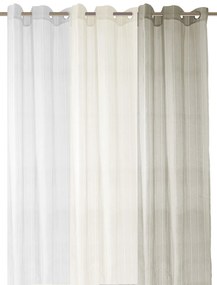 Κουρτίνα με Τρέσα 145x285 5813 Λευκό