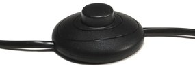 Φωτιστικό Δαπέδου με Τρίποδο Καφέ Μελί/Μαύρο 141 εκ. Ξύλο Teak - Καφέ