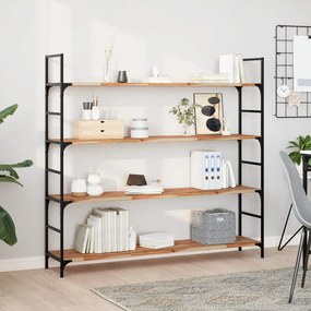 vidaXL Ράφι Κρεμαστό 160x30x2 εκ. Φινίρισμα Λαδιού Μασίφ Ακακία
