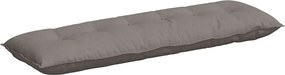 vidaXL Μαξιλάρι Πλάτης Taupe 160 x 19 x 50 εκ ύφασμα