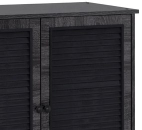 Παπουτσοθήκη MCKENNA Ξύλινη Ανθρακί 76,5X30X68,5 εκ. 76.5x30x68.5 εκ.