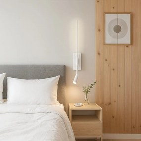 Φωτιστικό Τοίχου Torch 6W+3W 4000K Λευκό