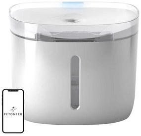 Petoneer Ποτίστρα/Σιντριβάνι νερού για Κατοικίδια Fresco Mini Plus (Λευκό)