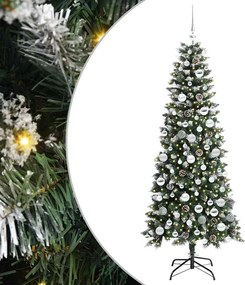 vidaXL Τεχνητό Χριστουγεννιάτικο Δέντρο με 300 LED Πράσινο 180 cm