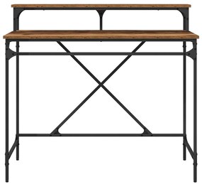 vidaXL Γραφείο Παλιό Ξύλο 100 x 50 x 90 cm Επεξεργασμένο ξύλο