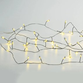 Διακοσμητική Γιρλάντα Μπαταρίας Με 50 LED Φωτάκια Aca Black X01501417