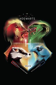 Εικονογράφηση Harry Potter - Hogwarts Crest