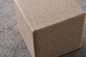 Πουφ Σκαμπό Καφέ ASOS 40x40x40