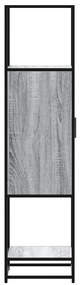 Highboard Grey Sonoma Κατασκευασμένο ξύλο και μέταλλο - Γκρι sonoma