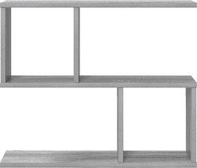 vidaXL Ράφι Τοίχου Γκρι Sonoma 60 x 12 x 50,5 εκ