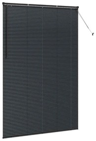 vidaXL Ρολό Παραθύρου με κουρτίνες Άλλο Μαύρο 80 x 130 εκ Αλουμίνιο