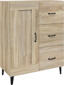 vidaXL Ντουλάπι Sonoma Δρυς 69,5 x 34 x 90 εκ. από Επεξεργασμένο Ξύλο