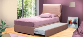 Μονό κρεβάτι Lida plus με συρόμενο κρεβάτι - 90X210