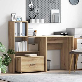 vidaXL Ντουλάπι με Συρτάρια 55 x 45 x 31 εκ Artisan Oak