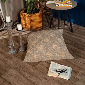 Μαξιλαροθήκη Διακοσμητική Δαπέδου Ohio 14 Beige Teoran 65Χ65 Acrylic, Polyester