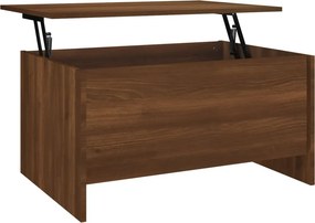 vidaXL Τραπεζάκι Σαλονιού Καφέ Δρυς 80x55,5x41,5 εκ. από Επεξεργ. Ξύλο