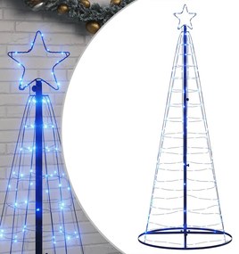 vidaXL Χριστουγεννιάτικο δέντρο LED 200 LED μπλε 182 εκ.