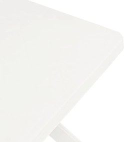 vidaXL Τραπέζι Bistro Λευκό 70 x 70 x 72 εκ. Πλαστικό