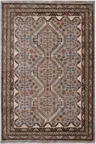 Χαλί Naf Naf Amaro 9381F Multi-Grey-Brown Shrink Βιοκαρπέτ 80X150cm
