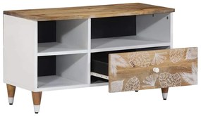 ντουλάπι τηλεόρασης vidaXL 80x33,5x46 cm μασίφ ξύλο Mango