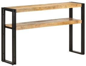 vidaXL Τραπέζι Κονσόλα 120 x 30 x 75 εκ. από Ακατέργαστο Ξύλο Μάνγκο