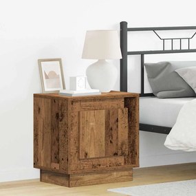 vidaXL Κομοδίνο με Παλαιό ξύλο 44 x 34.5 x 45 εκ Επεξεργασμένο ξύλο