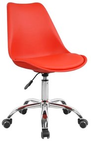 Office chair Vegas  Red 48x56x95Η cm