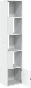 vidaXL Βιβλιοθήκη Λευκή 40x36x189 εκ. από Επεξεργασμένο Ξύλο
