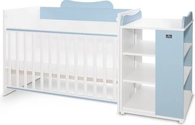 BED MULTI 190/72 COLOUR WHITE/BABY BLUE
