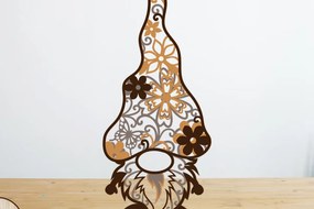 Σετ των 2 Intra απο ξύλο plywood Χρώμα wenge 3mm-4mm πάχος - Πολυστρωματική διακόσμηση Gnome, Δίασταση 3x8 cm INTRAFABR-96129383