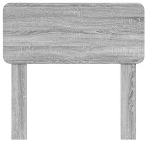 vidaXL Κεφαλάρι Γκρίζο Σονομα 75 cm Επεξεργασμένο ξύλο