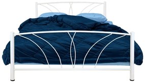 Κρεβάτι Μεταλλικό TINOS Γκρί Σφυρήλατο, 150x200 εκ.