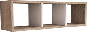 ΡΑΦΙΕΡΑ ΤΟΙΧΟΥ ΜΕΛΑΜΙΝΗΣ SONAMA &amp; ΛΕΥΚΟ CLASSIKER HM9228.12 90x22x25,6Υ εκ.