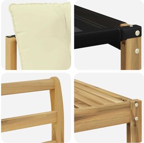 vidaXL Σειρά Καναπέ Εξωτερικού 8 pcs Λευκό και Κρεμ