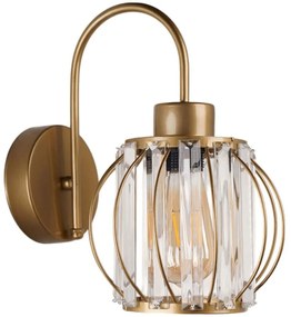 Φωτιστικό Τοίχου - Απλίκα 534LUN6819 20x26x28cm 1xE27 40W Gold Opviq