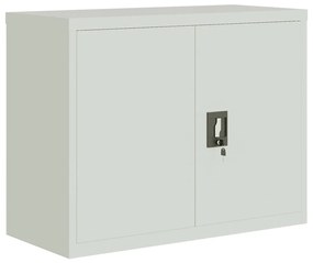 vidaXL Αρχειοθήκη Αν. Γκρι 90 x 40 x 110 εκ. Ατσάλινη
