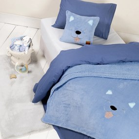 Κουβέρτα Fleece Μονή Με Γουνάκι (160x220) Nima Tony