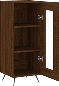 vidaXL Ντουλάπι Καφέ Δρυς 34,5 x 34 x 90 εκ. Επεξεργασμένο Ξύλο