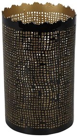 Κηροπήγιο 013.796247 Mila 13x20cm Black Metal