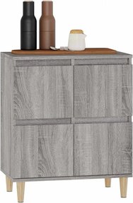 vidaXL Ντουλάπι Γκρι Sonoma 60x35x70 εκ. από Επεξεργασμένο Ξύλο