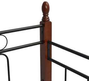 Καναπές Κρεβάτι Reven Στρώμα 90x190 εκ Μέταλλο Και Ξύλο