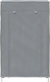 ντουλάπι παπουτσιών vidaXL Γκρι 60,5x30x97 cm Μη υφασμένο ύφασμα