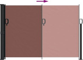 vidaXL Σκίαστρο Πλαϊνό Συρόμενο Καφέ 140 x 300 εκ.