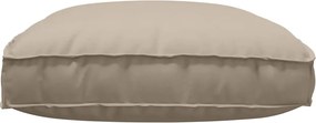 vidaXL Μαξιλάρι Taupe 120 x 80 x 12 cm Ύφασμα Όξφορντ