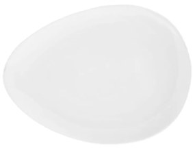 Πιάτο Φαγητού Ρηχό Πορσελάνης Λευκό Imagination Art Et Lumiere 19,5x15εκ. 06335