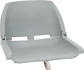 vidaXL Κάθισμα Σκάφους Πτυσσόμ. 2 τεμ. Γκρι 48x51x41 εκ Χωρίς Μαξιλάρι