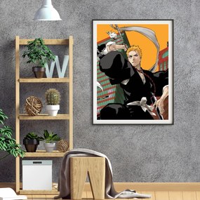 Πόστερ &amp; Κάδρο Ichigo Kurosaki Bleach AN067 30x40cm Εκτύπωση Πόστερ (χωρίς κάδρο)