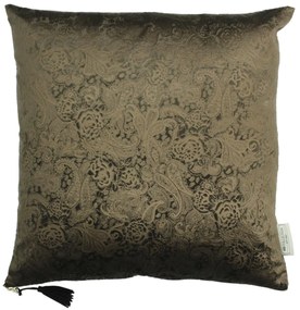 Μαξιλάρι Paisley Καφέ Βελούδο 45x45cm - 05152293