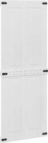 vidaXL Πόρτα Corona Λευκό 80 x 210 cm Επεξεργασμένο ξύλο